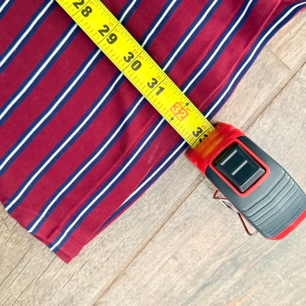 Polo Ralph Lauren Classic Fit Striped Soft Polo Shirt, Burgundy Navy, XXL